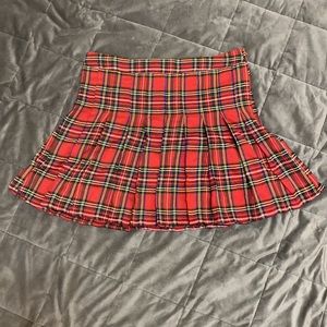 Plaid Mini Skirt